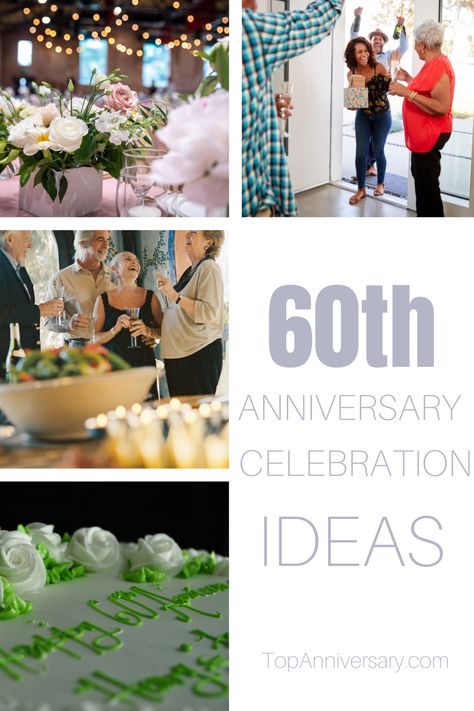 60th Anniversary Party Decorations, Anniversary Party Parents, 60th Wedding Anniversary Party Ideas Finger Foods, 60th Anniversary Decorations, 60 Anniversary Gift Ideas, 60 Year Wedding Anniversary Ideas, 60th Anniversary Decorating Ideas, 60th Wedding Anniversary Party Ideas Decoration Table Centerpieces, 60 Wedding Anniversary Ideas Decoration