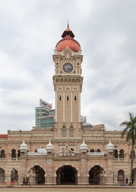 Sultan Abdul Samad Building, Kuala Lumpur. Malaysia Art, Malacca City, Redang Island, Tioman Island, Kuala Terengganu, Kota Bharu, Building Front, Architecture Sketchbook, Ipoh