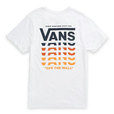 Retro Fades T-Shirt | Shop Mens T-Shirts At Vans Vans Shirt, Vans T Shirt, Mens T Shirts, Classic Logo, Logo Graphic, Vans Shoes, Shirt Shop, Clothing Accessories, Mens T