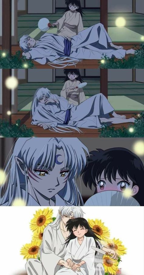 Inuyasha Funny, Sesshomaru And Rin, Minimal Tattoo Designs, Rin And Sesshomaru, Minimal Tattoo Ideas, Inuyasha Love, Seshomaru Y Rin, Inuyasha And Sesshomaru, Inuyasha Fan Art