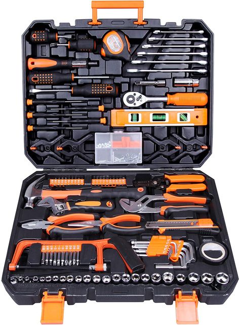 Car Tool Kit, Best Hand Tools, House Gardening, Garage Repair, Electrician Tools, Hand Tool Kit, Hand Tool Sets, Hand Tool Set, Mechanic Tools