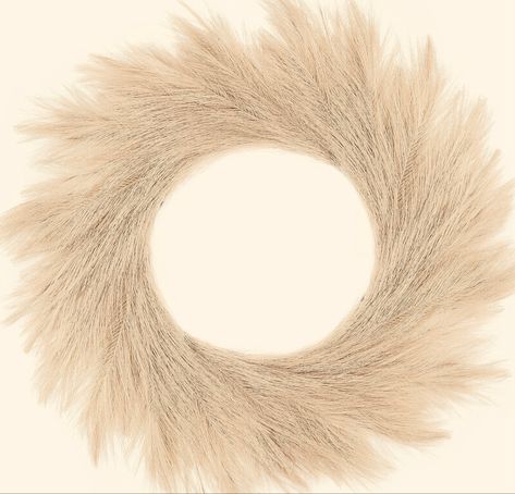 Amazon.com: Hananona Artificial Pampas Grass Wreath, 26" Faux Pampas Grass Decor for Home Boho Fall Decoration (Beige, 1) : Home & Kitchen Boho Wreaths, Faux Pampas Grass Decor, Pampas Wreath, Pampas Grass Wreath, Magnolia Leaf Wreath, Faux Pampas, Grass Wreath, Wreath Indoor, Boho Wreath