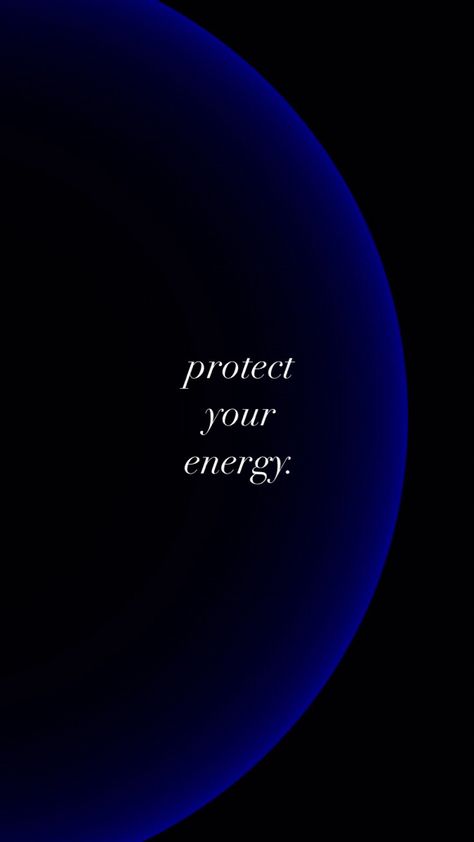 Protect Your Energy, With Wallpaper, Telegram Channel, Dark Blue, Energy, Music, Blue