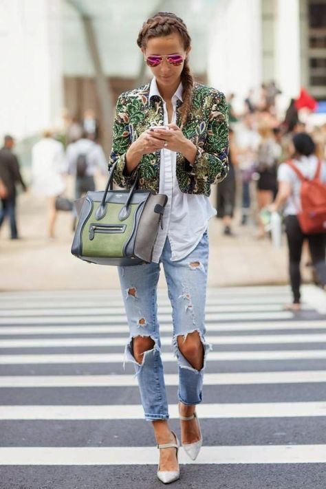 Arielle - Something Navy : New York Fashion Week SS15 Weekend Mode, Mode Tips, Blazer Outfit, Custom Bike, Fashion Blogger Style, Cooler Look, Outfit Trends, Blogger Style, Inspired Outfits