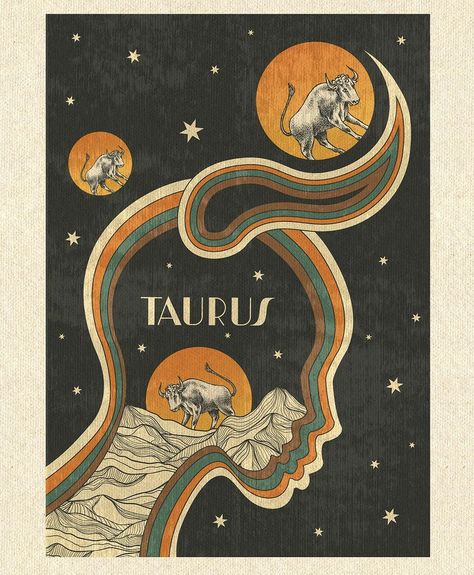 Taurus Art Wallpaper, Taurus Logo, Pisces Leo, Taurus Zodiac Quotes, Tiktok Creator, Taurus Art, Capricorn Pisces, Capricorn Art, Sacred Geometry Art