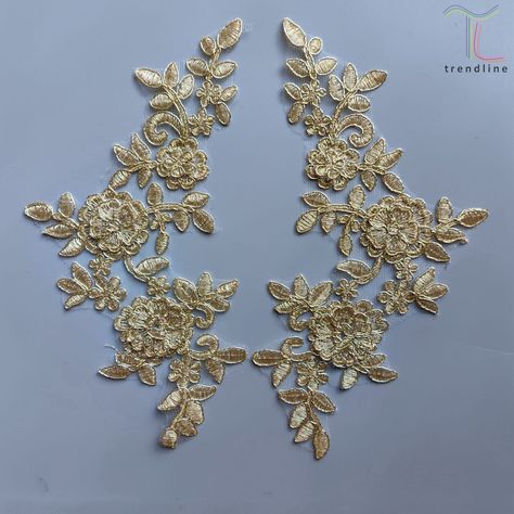 Rhinestone Corded Silver Lurex Embroidery Flora Appliques - Buy Rhinestone Appliqiues,Silver Lurex Appliques,Flora Appliques Product on Alibaba.com Lurex Embroidery, Decorated Shoes, Garment Bag, Poly Bags, Appliques, Embroidery, Lace, Silver