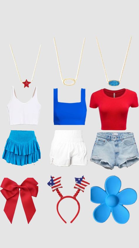 Preppy 4th of july fit inspo ❤️💙🤍 #preppy #america #fourth #fourthofjuly #july #summer 4th Of July Preppy Outfit, Preppy Fourth Of July Outfit, Fourth If July Outfits, Fourth Of July Fits, Preppy 4th Of July, 4th Of July Fits, Fourth Of July Hair, Fourth Of July Outfits, Church Outfit Casual