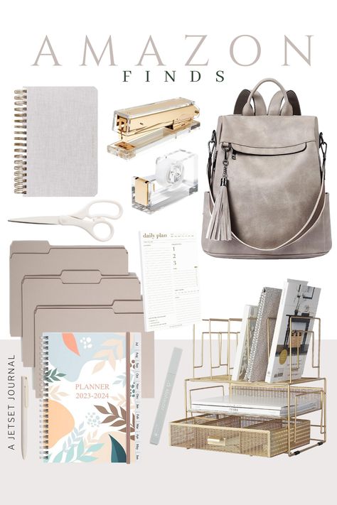 Are you getting ready to go back to school and want to update your desk or outfits? Checkout this post by A Jetset Journal and find out what we're loving right now on Amazon. From Amazon teacher outfits to wishlist ideas, essentials and must haves for your desk. Read the blog for the full guide today Amazon Teacher Outfits, Teacher Essentials, Women's Wardrobe Essentials, Teacher Accessories, Wishlist Ideas, Teacher Must Haves, Go Back To School, School Season, Teacher Outfits