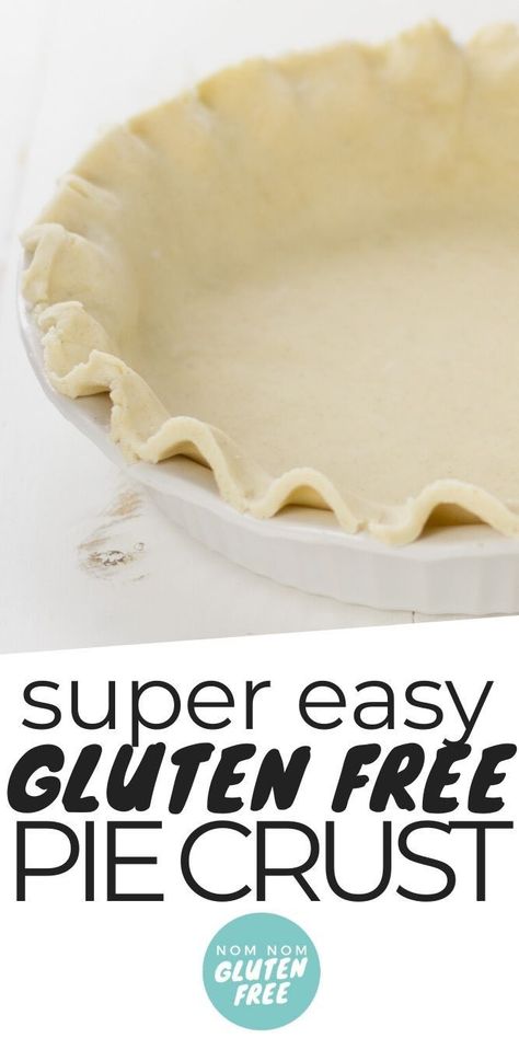 Easy Gluten Free Pie, Crust Recipe Easy, Gluten Free Pie Crust Recipe, Glutenfri Baking, Pie Crust Recipe Easy, Gluten Free Pie Crust, Gluten Free Pastry, Pie Crust Recipe, Cookies Gluten Free