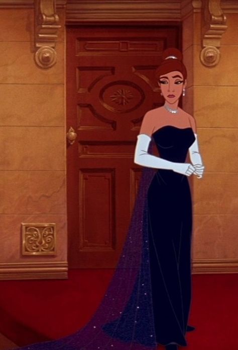 Anastasia Anastasia Disney, Anastacia Disney, Famous Wedding Dresses, Opera Dress, Anastasia Movie, Princess Anastasia, Anastasia Dress, Blue Velvet Dress, Long Blue Dress