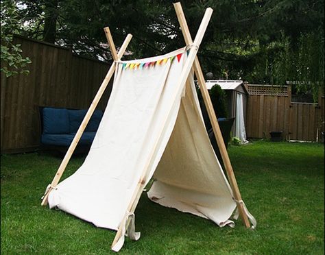 No Sew Teepee, Toddler Teepee, Best Lower Ab Exercises, Backyard Tent, A Frame Tent, Diy Tent, Teepee Tent, Abs Workout For Women, Backyard Fun