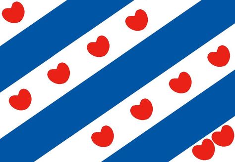 Flag of the (Frisian) Ommelanden, Groningen (NL) Flag, Groningen