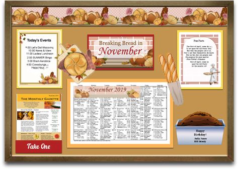 Sample bulletin board for November. Good for assisted living, memory care, independent living. Activity Connection.com | Activity Director and Activity Professional Resource for Senior Living Environments Elderly Crafts, Crafts for seniors, #activityconnection #craftsforseniors #activityideas #novemberbulletinboard #assistedlivingcalendar Senior Center Bulletin Board Ideas, August Decorating Ideas For Nursing Home, Bulletin Board Ideas For Assisted Living, Activity Bulletin Board Ideas Nursing Home, Senior Citizen Bulletin Board Ideas, Senior Living Bulletin Board Ideas, Fall Activities For Seniors Assisted Living, Bulletin Board Ideas For Senior Living, Assisted Living Bulletin Board Ideas