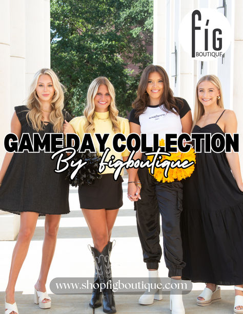 Game Day outfits for fall Blackout Gameday Outfit, College Game Day Outfit Football, Gameday Fashion, College Game Day, Southern Mom, Games For Moms, College Game Days, Fashion Guide, Gameday Outfit