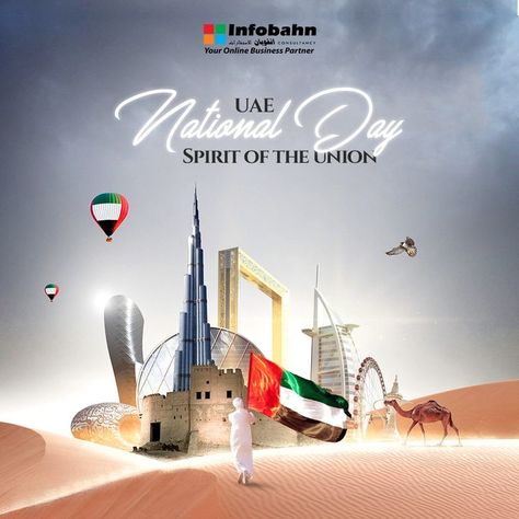 Travel Advertising Design, Visual Advertising, Creative Advertising Photography, Digital Advertising Design, Uae National Day, Happy National Day, Ads Creative Advertising Ideas, Travel Advertising, Travel Ads