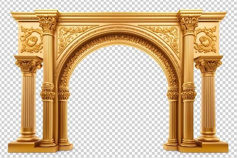 New Background Images For Editing, Temple Background For Editing, Png Decoration, Temple Background, Golden Arch, Arch Background, Coreldraw Design, Art Deco Design Graphics, Red Background Images