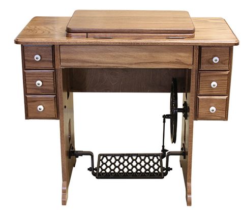 Sewing Cabinets, Sewing Machine Cabinet, Sewing Machine Table, Cottage Crafts, Sewing Cabinet, Treadle Sewing Machines, Old Sewing Machines, Old Cabinets, Diy Kitchen Furniture