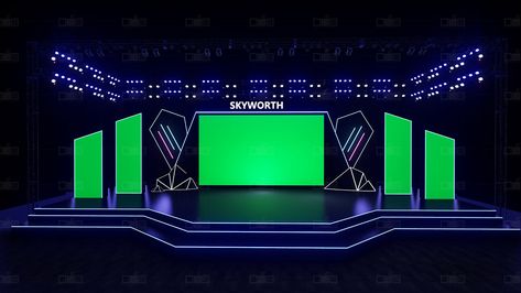 SKYWORTH Product Launching Virtual Stage on Behance Stage Design Event, Product Launching, Gold Design Background, Concert Stage Design, Digital Advertising Design, Corporate Events Decoration, Tv Set Design, Corporate Event Design, Kpop Backgrounds