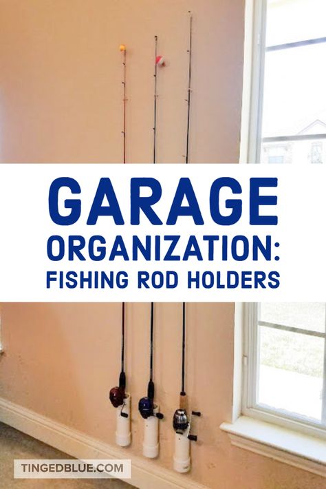 Fishing Pole Storage Diy, Pvc Fishing Rod Holder, Diy Fishing Pole, Diy Fishing Rod Holder, Fishing Pole Rack, Fishing Pole Storage, Diy Fishing Rod, Fishing Pole Holder, Fishing Storage