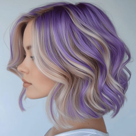 40 Stunning Pastel Purple Hair Ideas - Hair Guru Light Pink And Purple Hair, Pastel Lavender Hair, Purple Hair Ideas, Pastel Bob, Neon Hair Color, Pink And Purple Hair, Pastel Purple Hair, Lavender Highlights, Pastel Highlights