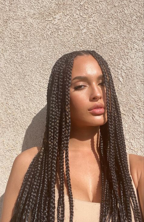 Mixed Hairstyles Braids, Mixed Women Braids, Box Braids On Mixed Hair, Mixed Girl Hairstyles Braids, Mixed Girl Braids Hairstyles, Mixed Girls With Braids, Braids On Mixed Girls, Mixed Hair Braids, Box Braids Mixed Girl