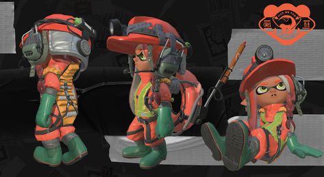 Splatoon 3 Splatoon 3 Salmon Run, Bride And Groom Outfits, Salmon Eggs, Splatoon 2 Art, Waves Photos, Splatoon 3, Salmon Run, Scene Drawing, Art Block