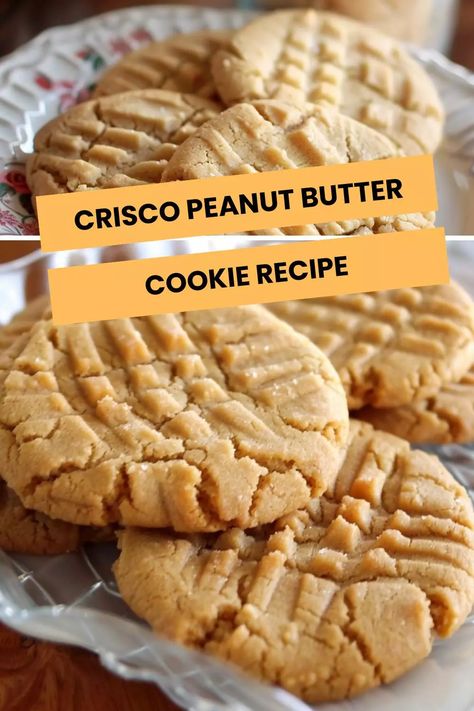 Crisco Peanut Butter Cookie Recipe – Hungarian Chef Crisco Peanut Butter Cookie Recipe, Crisco Peanut Butter Cookies, Crisco Cookies, Crunchy Peanut Butter Cookies, Small Batch Cookie Recipe, Crisco Recipes, Butter Cookie Recipe, Best Peanut Butter Cookies, Peanut Butter Blossom Cookies