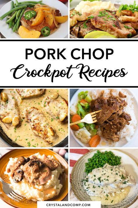 Pork Chop Crock Pot Meals, Easy Slow Cooker Pork Chops, Boneless Pork Chop Crockpot Recipes, Creamy Ranch Pork Chops Crockpot, Pork Crockpot Recipes Slow Cooker, Pork Chop Crockpot Recipes, Pork Chop Slow Cooker Recipes, Crock Pot Pork Chop Recipes, Pork Chop Crockpot