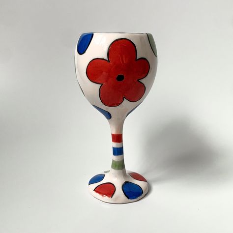 Clay Goblets, Clay Chalice, Ceramic Chalice Handmade, Ceramic Goblet, Pottery Chalice, Medieval Chalice, Hand Painted Ceramic, Unique Ceramics, Shop Products