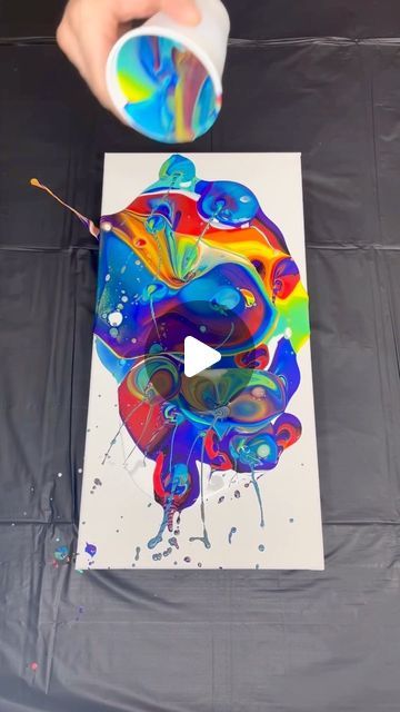 Drip Acrylic Painting, Drip Painting Ideas On Canvas, Paint Pour Ideas, Drip Painting Ideas, Paint Dripping Art, Acrylic Drip Painting, Acrylic Pour Painting Techniques, Art Pouring, Pour Painting Techniques