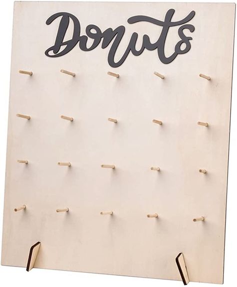 Wooden Donut Stand Donut Wall Doughnut Bagels Wall Mount Displays Rack Holder for Wedding Style 2 : Amazon.co.uk: Home & Kitchen Bagel Display, Doughnut Stand, Donut Display, Donut Stand, Grown Up Parties, Donut Wall, Display Board, Festival Wedding, Wedding Item