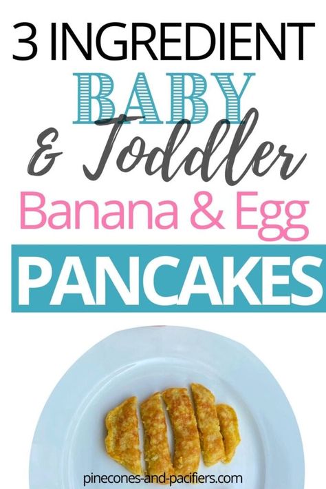 Baby Banana Pancakes, Pancakes For Babies, Banana Pancakes For Baby, Banana Egg Pancakes, Weaning Foods, Baby Led Feeding, Baby Pancakes, Healthy Pancake Recipes, Meals Dinner