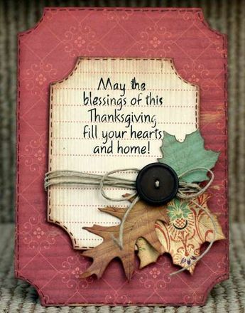 Diy Thanksgiving Cards, Thanksgiving Quotes Inspirational, Thanksgiving Cards Handmade, Thanksgiving Card, Diy Thanksgiving, Leaf Cards, 카드 디자인, Thanksgiving Quotes, Card Sentiments