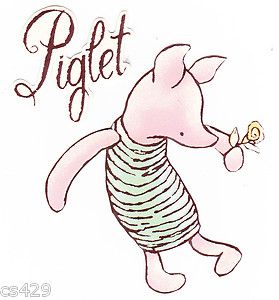 I love the "classic" Piglet! Classic Piglet, Piglet Tattoo, Piglet Clipart, Pooh Cookies, Piglet Eeyore, Winnie The Pooh Pictures, Classic Pooh, Cute Winnie The Pooh, Winnie The Pooh Friends