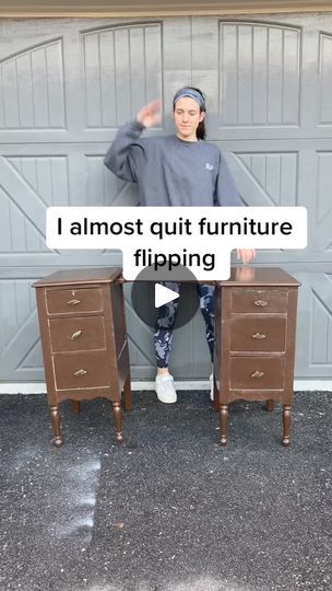 47K views · 2.7K reactions | My least favorite project to date… watch till the end and let me know if you think it was worth it!... | By The Flip Hut | Watch the worst decision I've
ever made as I turn this antique vanity into nightstand.
Let's try that again. Take two. Oh my god. Would you just fall
already? Just oh my god. This transition was horrible. I'm
embarrassed. This is probably the most poorly painted piece
I've ever worked with. I feel like they just dumped a can of
paint over the top and said there you go. It's painted. Oh
yeah and none of the drawers open. Not a single one. But you
want to know the worst part? Is they painted the inside of the
drawer's pink? I mean the whole thing. Top to bottom. No my
God. I'm getting PTSD just looking at it. Additionally as
if there couldn't What To Put On Your Nightstand, Nightstand Before And After, Refinished Nightstand Ideas, Refurbished Night Stand, Furniture Refurbishing, Redoing Furniture, Repurpose Furniture, Antique Vanity, Bad Decisions