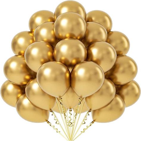 Women's & Men's Clothing, Shop Online Fashion Christmas Tree Decorations Items, Birthday Decoration Items, Diy Party Supplies, Metallic Balloons, Birthday Party Celebration, Black Balloons, Gold Balloons, Gold Party, Helium Balloons