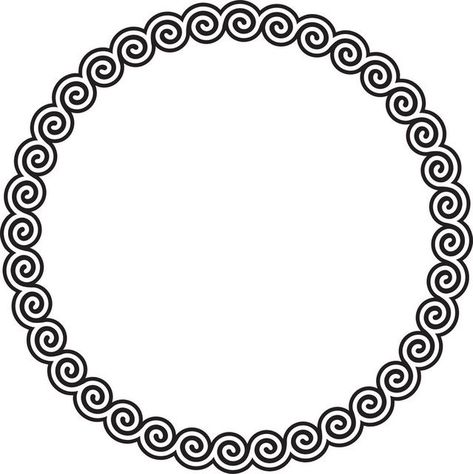 Free Embroidery Patterns Machine, Boy Silhouette, Cricut Explore Air Projects, Ring Logo, Henna Stencils, Round Border, Circle Borders, Wedding Card Frames, Maori Designs