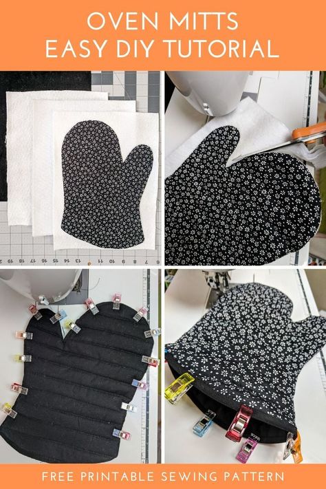 Oven Gloves Pattern, Cute Oven, Diy Oven, Free Printable Sewing Patterns, Oven Mittens, Quilted Potholders, Sewing Machine Projects, Printable Sewing Patterns, Potholder Patterns