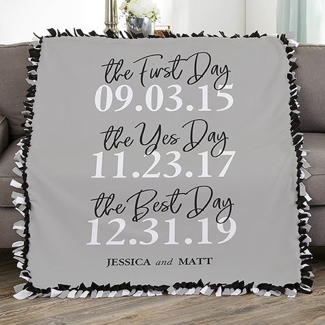 Best Day Ever Personalized 50x60 Tie Wedding Blanket Groomsmen Socks, Wedding Blankets, Bed Chair, Cozy Accessories, Personalized Blanket, Wedding Ties, The Best Day, Groom And Groomsmen, Customized Blankets