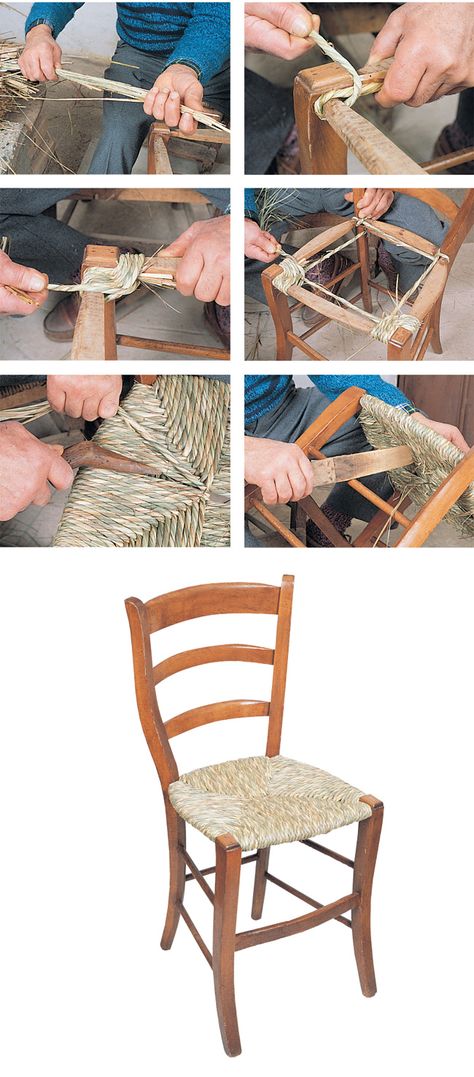 Recovering Chairs, Woven Chair, Trendy Furniture, Chair Decorations, Redo Furniture, Upcycled Furniture, A Chair, Pallet Furniture, Interior Design Trends