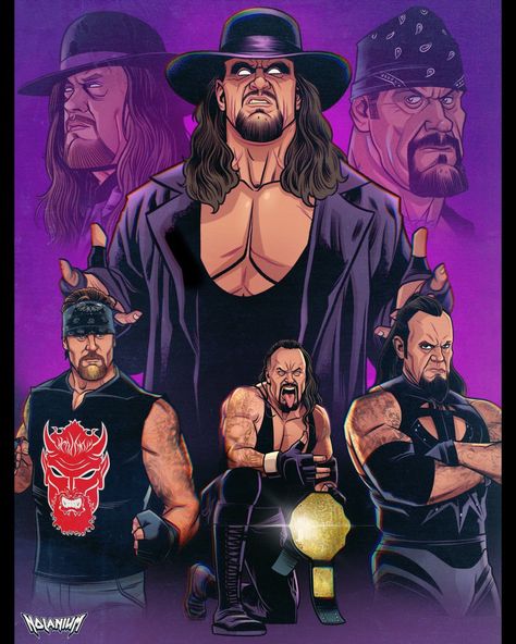 The Undertaker Wwe, Mark Calaway, Wwe Undertaker, Wwe Art, Wwe The Rock, Jordan Logo Wallpaper, Undertaker Wwe, Mohamed Ali, Wrestling Posters