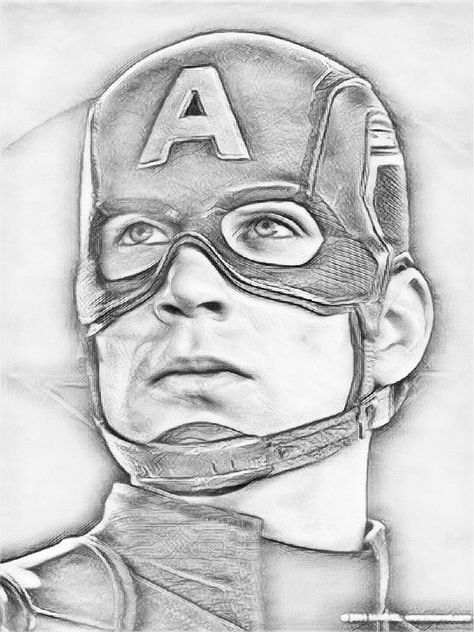 Drawing Of Captain America, Drawing Ideas Avengers, Captain America Sketch Pencil, Captain America Sketch Easy, Captain America Art Sketch, Thor Drawing Pencil, Captain America Drawing Sketches, Captan America Drawings, Avengers Sketch Pencil