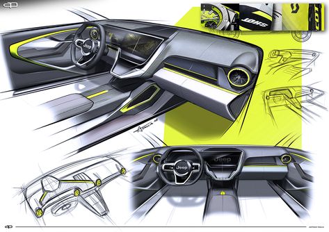 Concept Car Interior Sketch, Concept Car Interior Design, Suv Interior, Jeep Interior, Concept Car Interior, Jeep Concept, Car Interior Sketch, Car Interior Design Sketch, Jeep Interiors