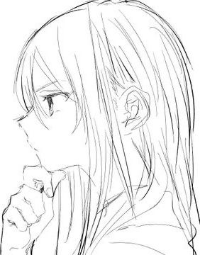 Sideview References Anime, Back Drawing Reference, Face Side View Drawing, Anime Side View, Side View Drawing, Back Drawing, Drawing Hair Tutorial, Manga Drawing Tutorials, Art Tools Drawing