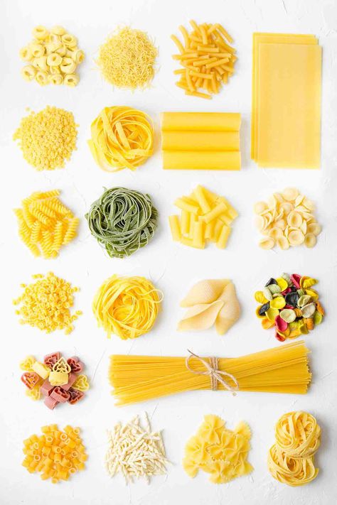 Pasta In Italy, Reheat Pasta, Campanelle Pasta, Types Of Pasta, Italian Salad Recipes, Spinach Tortellini, Boiling Pasta, Making Pasta, Homemade Pesto