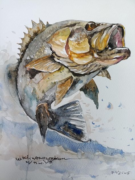 Fish Quilt, Aqua Art, Watercolor Fish, Watercolor Painting Techniques, Fish Painting, Pastel Art, Fish Art, Watercolor Animals, Catfish