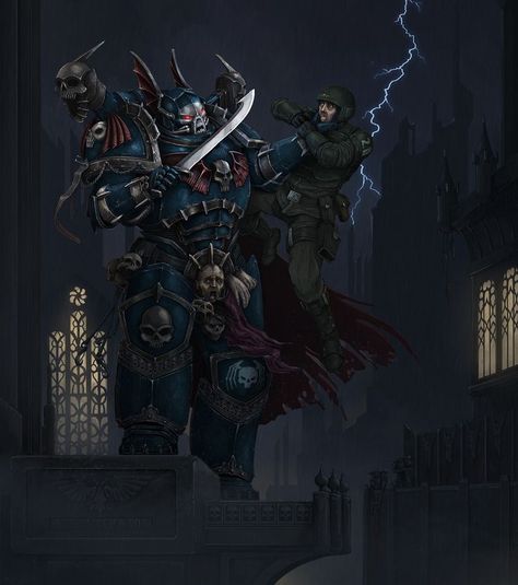 Total Warhammer, Scifi Artwork, Chaos Space Marines, Night Lords, Chaos Daemons, Star Wars Planets, Chaos Lord, Astra Militarum, 40k Artwork