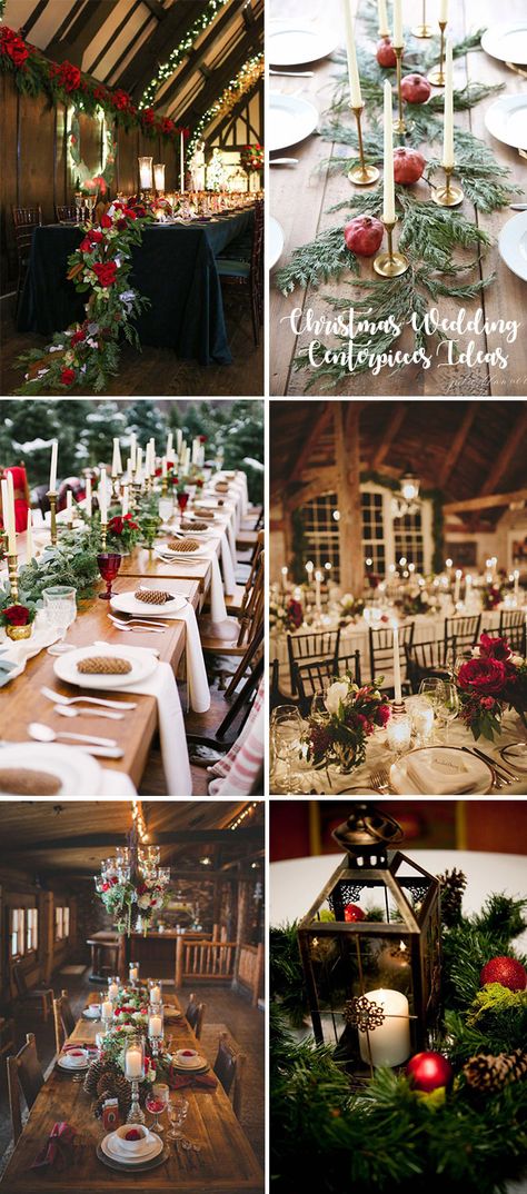 Christmas Bridal Shower Decorations, Christmas Wedding Table, Christmas Wedding Centerpieces, Christmas Wedding Themes, Christmas Wedding Inspiration, Christmas Bridal Showers, Winter Wedding Table, Winter Wedding Centerpieces, Winter Wedding Ideas