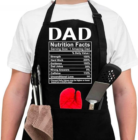 NewEleven Fathers Day Gift For Men, Dad, Husband, Him - Aprons For Men With Pockets - Funny Gifts For Men, Dad, Husband, Him Funny Apron, Funny Aprons, Funny Gifts For Men, Bbq Kitchen, Personalized Aprons, Aprons For Men, Online Gift Shop, Chefs Kitchen, Chef Apron