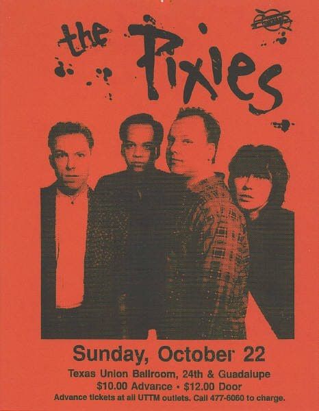 The Pixies, Grunge Posters, Punk Poster, Vintage Music Posters, Picture Collage Wall, Concert Poster, I'm With The Band, Tour Posters, Rock Posters